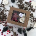 Christmas box with handmade soy wax candles Products